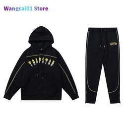 Men's Tracksuits Men's Tracksuits Trapstar London Gradient Oversized Hoodie Men Woman High Quality Embroidery Pullover Fleece Thick Sweatshirts Hooded 0225H23