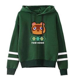 Womens Hoodies Sweatshirts Animal Crossing Anime WomenMens Long Sleeve Cute Streetwear Kawaii boygirls Tops Oversized hooded 230224