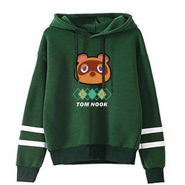 Felpe con cappuccio da donna Felpe con cappuccio Animal Crossing Anime Donna Manica lunga da uomo Carino Streetwear Kawaii boygirls Top oversize con cappuccio 230224