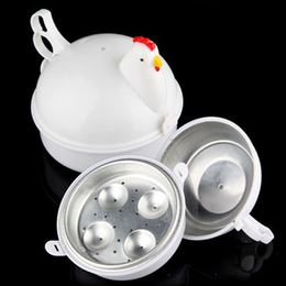 Other Kitchen Dining Bar Chicken Shaped Microwave Household Cooking Steamed Healthy Easy Clean Home Heat Resistant Eggs Boiler 230224