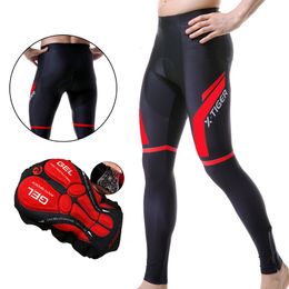 Cycling Pants X-Tiger Spring Summer Cycling Pants With 5D Gel Pad Cycling Tights MTB Bike Bib Pants Downhill Bicycle Pants Cycling Trousers 230224