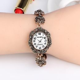 Wristwatches Ladies Stainless Steel Casual Rhinestones Bracelet Girl Watch Relogio Feminino Fashion Quartz Simple WatchesWristwatches Wristw