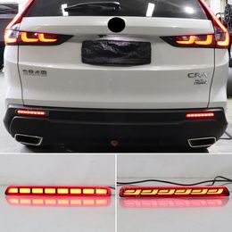 Car LED Rear Fog Lamp For Honda CR-V CRV 2023 2024 Car Bumper Brake Light Reflector turn Signal Indicators