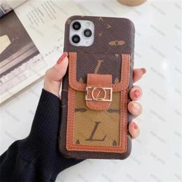 IPhone 15 Promax Cases Luxury Leather Phone Case Twill Card Holder Armband For iPhone 15 14 14Pro 14ProMax 15Pro 13 12 11 Xr Xs X 7 8 Puls 12 Shockproof Cover