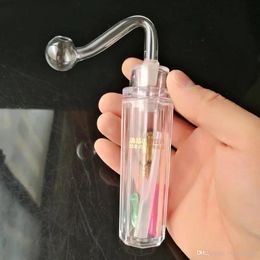 single hand acrylic Mini Pot Wholesale Glass bongs Oil Water Pipes Glass Pipe Oil Rigs Smoking