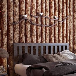 Wallpapers Wellyu Retro Nostalgic 3d Simulation Wooden Board Wallpaper Chinese Restaurant Pot Background Wood Grain