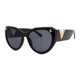 Sunglasses Classic Luxury Glamour Women Sunglasses Fashion Cat Eye Ladies Glasses Brand Oversize Frame UV400 G230223