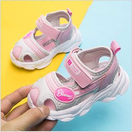 Sandals Summer New Stlye Boy Sandals Luxury Brand Children Sandals Functional Girl Sport Sandal Soft Lightweight Casual Outdoor Kid Shoe Z0225