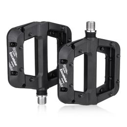Bike Groupsets 2Pair1Pair MTB Bike Pedals Non-Slip Mountain Bike Pedals Platform Nylon Fibre Bicycle Flat Pedals 916 Inch Bicycle Accessories 230224