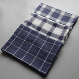 Table Napkin 10pcs /lot Simple Style Placemats Blue Series Cloth Dessert Napkins Tea Towels Kitchen Dishcloth Baking Food Mat