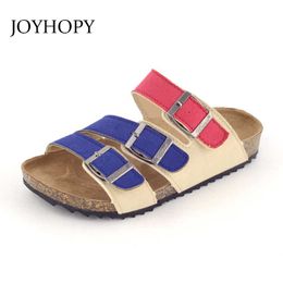 Sandals Kids Slippers for Girls Boys Beach Sandals Summer Baby Boys Flat Vintage Fashion Nonslip Korea Home Casual Children Shoes Z0225