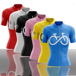 Racing Jackets Customizable Womens Cycling Jersey T Shirt MTB Autumn Bike Uniforme Bicycle Riding Wear Top Camisa De Ciclismo Feminina