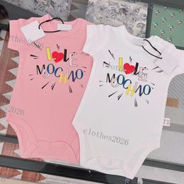 2023 Newborn Baby Bebe Pagliaccetto in cotone stampato 0-2Y Pagliaccetti Toddle Baby Body Vendita al dettaglio Neonati Vestiti per bambini Tute per bambini Abbigliamento 0-24 mesi