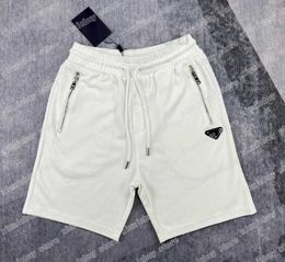 designer 22ss Mens Shorts pants Metal triangle label Spring summer Men Webbing Pant Casual letter Trousers white black xinxinbuy S-XL Q21L