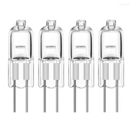 40/60/80/100PCS 12V G4 Halogen Light 20W Lamps For Type Base JC Warm White Eco Crystal Bulbs