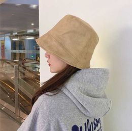 Wide Brim Hats New Spring Summer Foldable Fisherman Hat Women Bucket Hats Lady Fashion Bob Caps Hip Hop Gorros Women Panama Bucket Cap Outdoor G230224