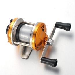 Drum Fishing Weel Portable Winter Ice Reel Wheel With Wire Outdoor Casting Tackle Fishng Accessories Baitcasting Reels