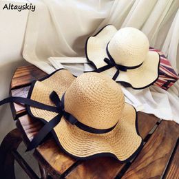 BP Wide Brim ats Buckets Women Casual Sun- Summer Tender Beach Wear Ulzzang Student Popular All-match Basic Sweet Mujer Girls In