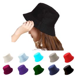 Wide Brim Hats New Unisex Cotton Bucket Hats Women Summer Sunscreen Panama Bob Cap Hat for Men Sunbonnet Outdoor Hip Hop Fisherman Beach Cap G230224