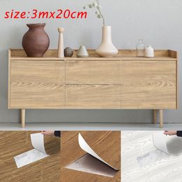 Wall Stickers Embossed Wood Grain Texture Floor Retro Waterproof Home Bathroom