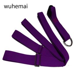 Yoga Stripes Wuhemai Adjustable door upper leg New yoga band tension band stretch belt with cotton multifunctional yoga belt J0225