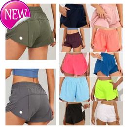 Active Sets LU shaping Yoga Multicolor Loose Breathable Quick Drying Sports hotty hot Shorts Women's Underwears Pocket Trouser Skirt Running62