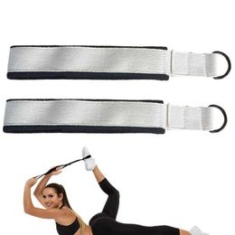 Yoga Stripes 2Pcs Pilates Straps Slip Resistant Straps Tretching Flexible Yoga Stretch Straps Gym Workout Training Tools J230225