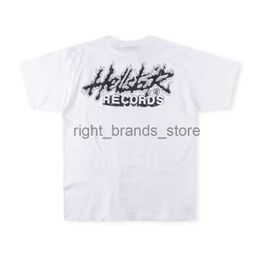 Men's designer T-Shirts Hellstar 100% Cotton T-Shirt fashion brand Graphic Tees Women mens Oversize White Black Loose Tee