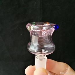 Hookahs The New Colour Bubble Head Yanju Accessories, Wholesale Bongs Oil Burner Pipes Water Pipes Glass Pipe Oil Rigs