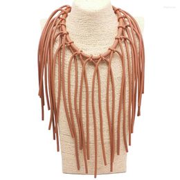 Chains Sell Choker Necklace For Women Long Tassel Clothing Rubber Handmade Diy Charms Jewelry Pendant