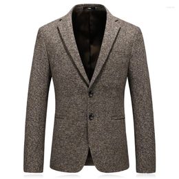 Men's Suits 2023 Men's Winter Blazer Masculino Slim Fit Good Quality Wool Men Suit Jacket Blazers Plus Size