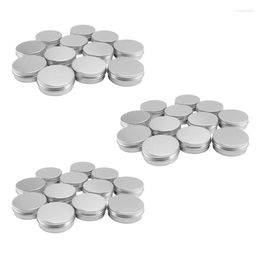 Storage Bottles 36 X 50Ml Aluminium Make Up Pots Capacity Empty Small Cosmetic/Candle/Spice Tins Jars