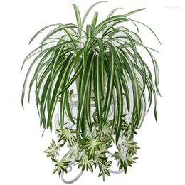 Decorative Flowers Artificial Plants For Home Decor Simulation Green Branch Realistic Plant Fake Greenery Vase Decoration Flower