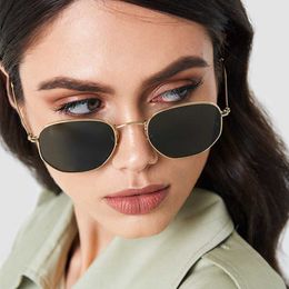 Güneş gözlükleri klasik kadın yuvarlak güneş gözlüğü marka tasarımcısı küçük oval çerçeve alaşım ayna metal güneş gözlükleri vintage oculos gafas de sol uv400 g230225