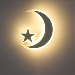 Wall Lamp Modern Lamps Living Room Bedroom Bedside 15W 30W LED Indoor Warm Natural White Ramadan Moon Star Lighting Decoration