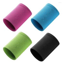 Wrist Support Exercise Sweatband Ice Cooling Sweat Absorbing Wristband For Outdoor Sport
