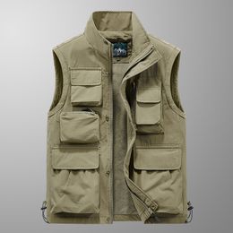 Men s Vests Winter Sleeveless Jacket Casual Black Waterproof Slim Fit Windbreaker Fashion Cargo For 230225