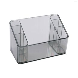 Storage Boxes Portable Cosmetic Display Case Office Supplies Organizer Desk Makeup Holder For Skincare Nail Polish Lipsticks Cosmetics