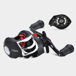 Baitcasting Reels Portable Fishing Reel 17 1 Ball Bearing 7.1:1 High Gear Ratio Aluminum Alloy Spool Tool