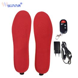 Shoe Parts Accessories 2300/2000mAh Wireless Winter Electric Heated Insoles with Remote Controller Size EUR 35-46# Material EVA Thermal Heating Insoles 230225