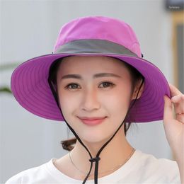 Wide Brim Hats Casual Visors UV Protection Women Sun Hat Visor Suncap Women's HatWide HatsWide