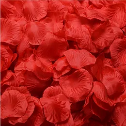 Wedding Flowers 1000pcs/Lot Silk Rose Petals for Wedding Party Valentine Decoration Romantic Artificial Fake Flower 40 Colours Wedding Accessories