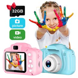 Toy Cameras Children Kids Camera Mini Educational Toys For Children Baby Gifts Birthday Gift Digital Camera 1080P Projection Video Camera 230225