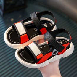 Sandals Children's Shoes Boys Fashion Sandals Summer 2022 New Soft Sole Nonslip Casual Boy Students Sport Sandals Kids Beach Shoes Z0225