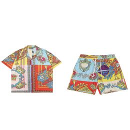 Mens Flower Tiger Print Shirts Casual Button Down Short Sleeve Hawaiian Shirt Suits Summer Beach Designer Dress Shirts Asian size M-3XL #888