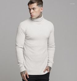 Men's T Shirts European And American Autumn Winter Fashion High Neck Long Sleeve T-shirt