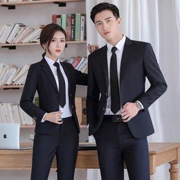 Men's Suits & Blazers 2023 Black Suit Grey Royal Blue And Women's Office Men