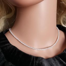 Chains Simple Design Mini Freshwater Pearl Necklace Traditional Classic High Quality Natural Designs SmallChains