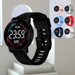 Relógios de pulso Assista a mulheres lideradas pelo Sport Digital Watches homens à prova d'água Wristwatch Selling Support Drop 2023 Relogio