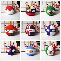 Plush Dolls Polandball Plush Dolls Australia Poland Brazil Belarus Mexico Portugal Countryball Stuffed Pillow Toys Bag Pendant Cosplay Gift 230225